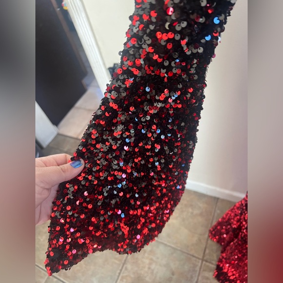 Killstar hexemore black and red sequin dress size medium - Picture 8 of 8